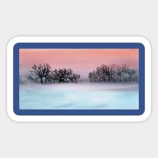 Winter Landscape Sticker